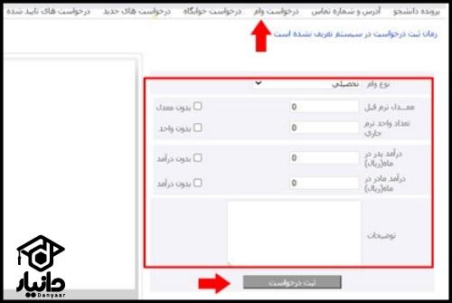 سامانه دانشجویی صندوق رفاه وزارت بهداشت