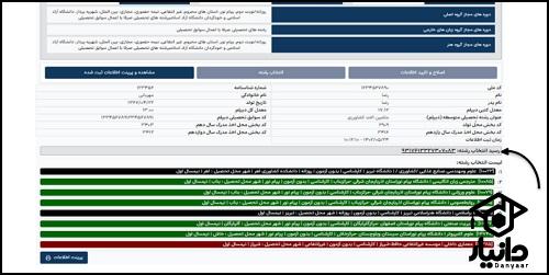 سایت انتخاب رشته دانشگاه پیام نور